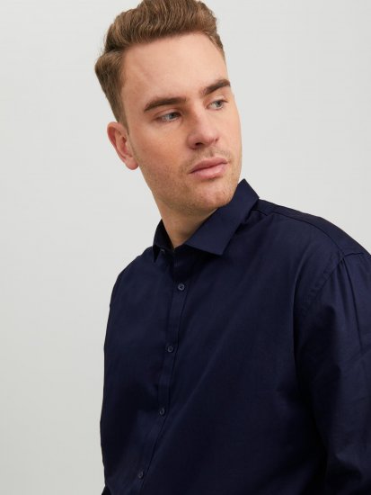 Jack & Jones CARDIFF Dress Shirt Navy - Koszule - Koszule 2XL-10XL