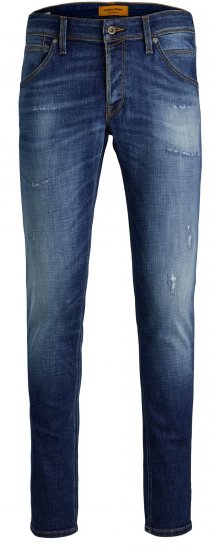 Jack & Jones GLENN FOX GE 348 Jeans Blue Denim - Dżinsy & spodnie - Dżinsy i Spodnie - W40-W70