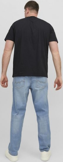 Jack & Jones STAR T-Shirt Black - Koszulki - T-shirty meskie Duże Rozmiary - 2XL-14XL