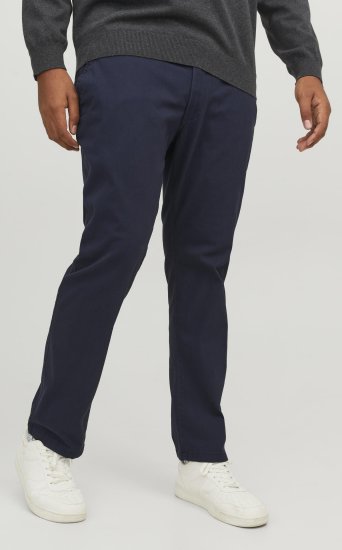 Jack & Jones JPSTMARCO JJDAVE Chinos Navy Blazer - Dżinsy & spodnie - Dżinsy i Spodnie - W40-W70