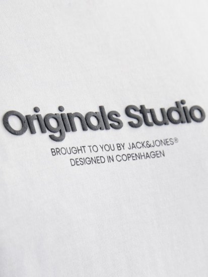 Jack & Jones ESTERBRO T-Shirt Bright White - Koszulki - T-shirty meskie Duże Rozmiary - 2XL-14XL