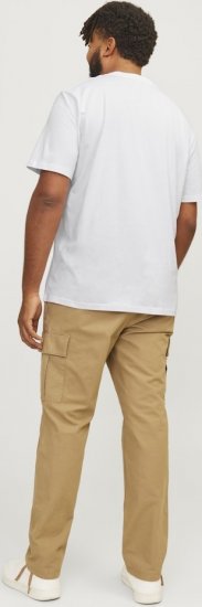 Jack & Jones ESTERBRO T-Shirt Bright White - Koszulki - T-shirty meskie Duże Rozmiary - 2XL-14XL