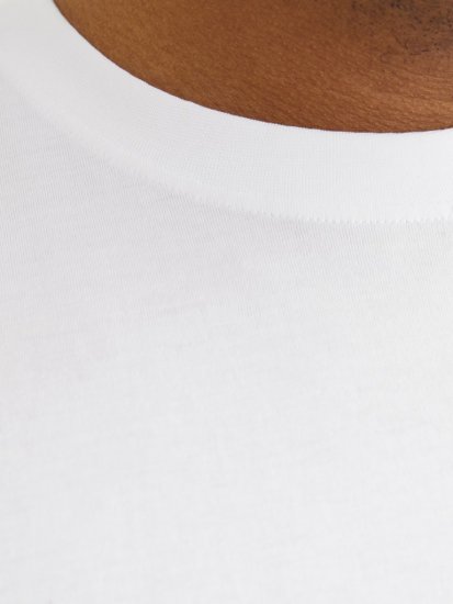 Jack & Jones ESTERBRO T-Shirt Bright White - Koszulki - T-shirty meskie Duże Rozmiary - 2XL-14XL