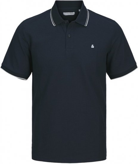 Jack & Jones AUSTIN PLAY Polo Dark Blue - Koszulki polo - Koszulki Polo 2XL-8XL
