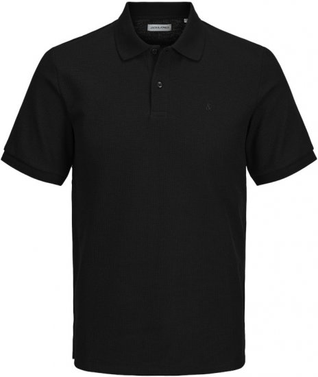 Jack & Jones AUSTIN CLASSIC Polo Black - Koszulki polo - Koszulki Polo 2XL-8XL
