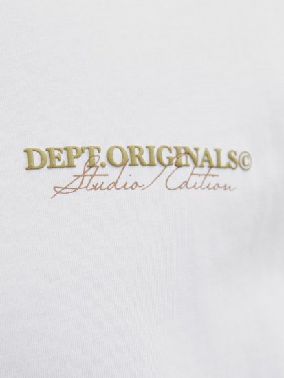 Jack & Jones Lington Crew Neck T-Shirt Bright White - Koszulki - T-shirty meskie Duże Rozmiary - 2XL-14XL
