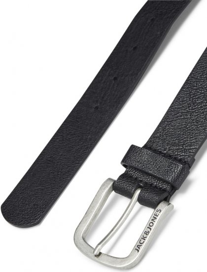 Jack & Jones HARRY Belt Black - Paski - Paski Duże Rozmiary - W40-W70/2XL-8XL