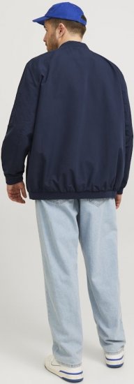 Jack & Jones RUSH Bomber Jacket Navy Blazer - Kurtki Męskie Duże Rozmiary - Kurtki Duże rozmiary 2XL-8XL