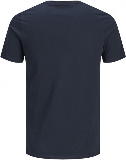 Jack & Jones CORP Logo T-Shirt Navy Blazer - Koszulki - T-shirty meskie Duże Rozmiary - 2XL-14XL