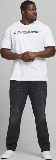 Jack & Jones JJECORP LOGO T-Shirt White - Koszulki - T-shirty meskie Duże Rozmiary - 2XL-14XL
