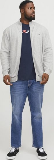 Jack & Jones Corp Logo Crew Neck T-Shirt Navy Blazer - Koszulki - T-shirty meskie Duże Rozmiary - 2XL-14XL