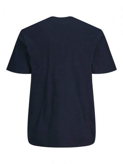 Jack & Jones Summerskull T-Shirt Navy Blazer - Koszulki - T-shirty meskie Duże Rozmiary - 2XL-14XL