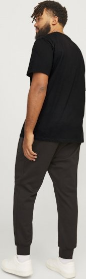 Jack & Jones CORP Logo T-Shirt Black - Koszulki - T-shirty meskie Duże Rozmiary - 2XL-14XL