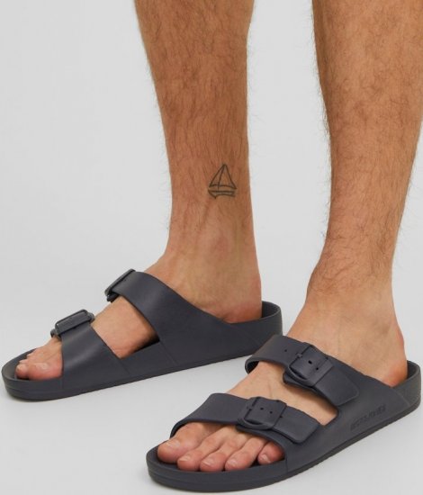 Jack & Jones Croxton Moulded Sandals Black - Buty męskie 40-52 - 