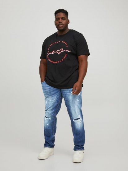 Jack & Jones JJIGLENN JJSEAL Blue Denim Jeans - Dżinsy & spodnie - Dżinsy i Spodnie - W40-W70