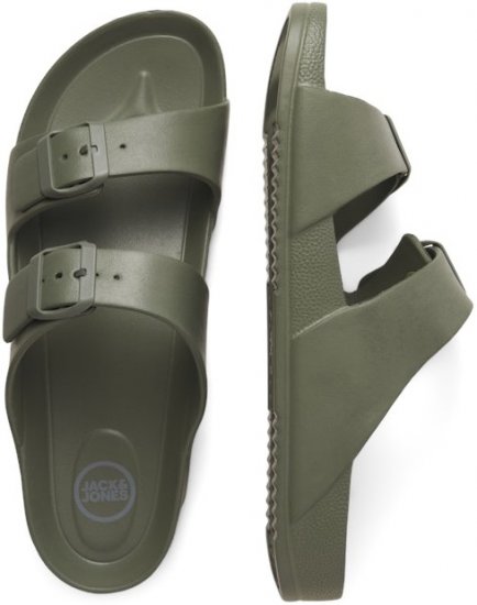 Jack & Jones Croxton Moulded Sandals Khaki - Buty męskie 40-52 - 