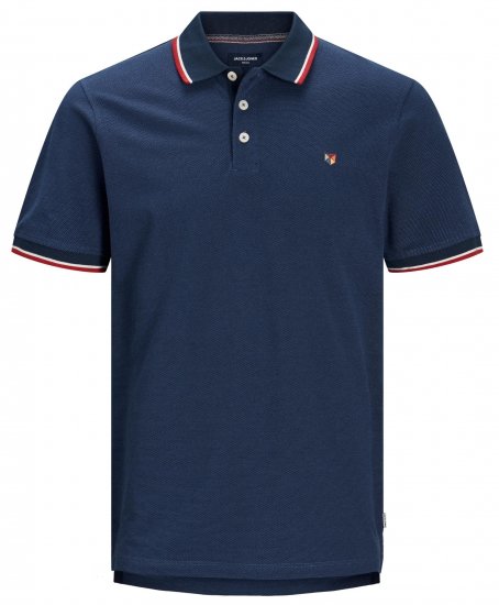 Jack & Jones JPRWINBLU Poloshirt Navy Blazer - Koszulki polo - Koszulki Polo 2XL-8XL