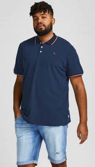 Jack & Jones JPRWINBLU Poloshirt Navy Blazer - Koszulki polo - Koszulki Polo 2XL-8XL