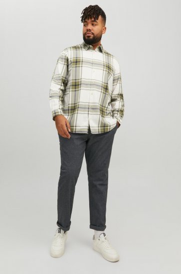 Jack & Jones JORJOSHUA Checked Shirt Dusty Olive - Koszule - Koszule 2XL-10XL