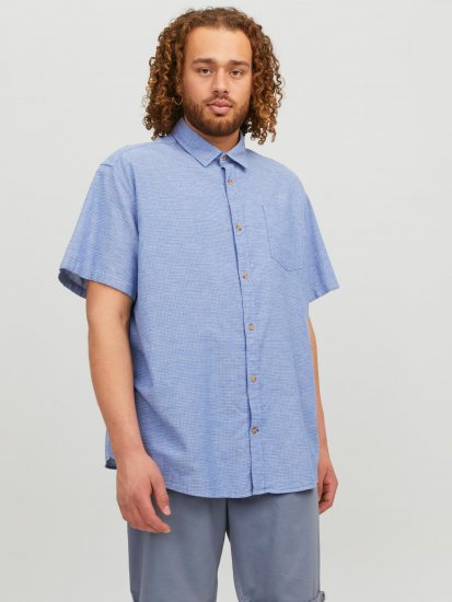 Jack & Jones JORABEL Casual Shirt Ensign Blue - Koszule - Koszule 2XL-10XL