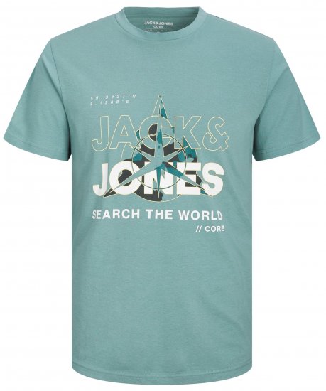 Jack & Jones JCOHUNT T-Shirt Trellis - Koszulki - T-shirty meskie Duże Rozmiary - 2XL-14XL