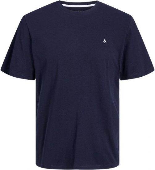 Jack & Jones PAULOS T-Shirt Navy Blazer - Koszulki - T-shirty meskie Duże Rozmiary - 2XL-14XL