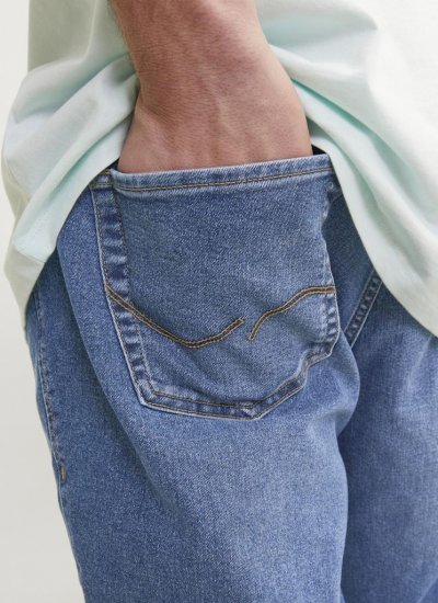 Jack & Jones GLENN ORIGINAL MF 071 Jeans Blue Denim - Dżinsy & spodnie - Dżinsy i Spodnie - W40-W70