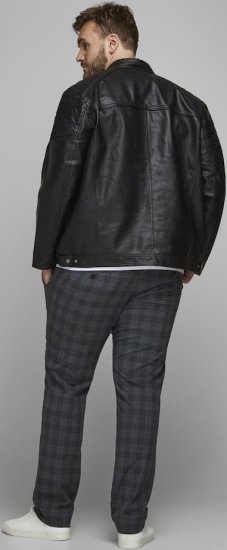 Jack & Jones ROCKY Jacket Black - Kurtki Męskie Duże Rozmiary - Kurtki Duże rozmiary 2XL-8XL