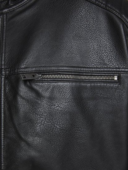 Jack & Jones ROCKY Jacket Black - Kurtki Męskie Duże Rozmiary - Kurtki Duże rozmiary 2XL-8XL