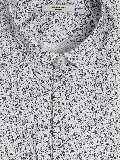 Jack & Jones JPRBLANORDIC LS Shirt White - Koszule - Koszule 2XL-10XL
