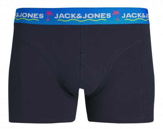 Jack & Jones JACTHOMAS Trunks 3-Pack Navy Blazer - Bielizna & stroje kąpielowe - Bielizna & Stroje kąpielowe 2XL-8XL