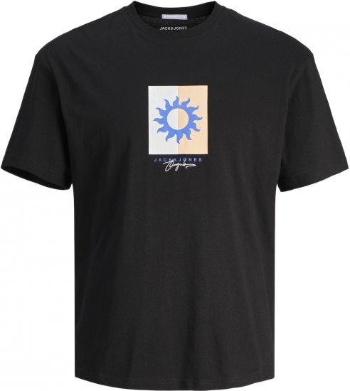 Jack & Jones JORMARBELLA BRANDING TEE SS Black - Koszulki - T-shirty meskie Duże Rozmiary - 2XL-14XL