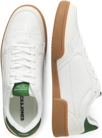 Jack & Jones Bounce Sneakers White/Verdant Green - Buty męskie 40-52 - 