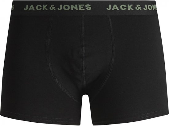 Jack & Jones BASIC Trunks 7-Pack Black - Bielizna & stroje kąpielowe - Bielizna & Stroje kąpielowe 2XL-8XL