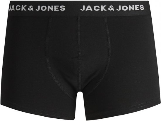 Jack & Jones BASIC Trunks 7-Pack Black - Bielizna & stroje kąpielowe - Bielizna & Stroje kąpielowe 2XL-8XL