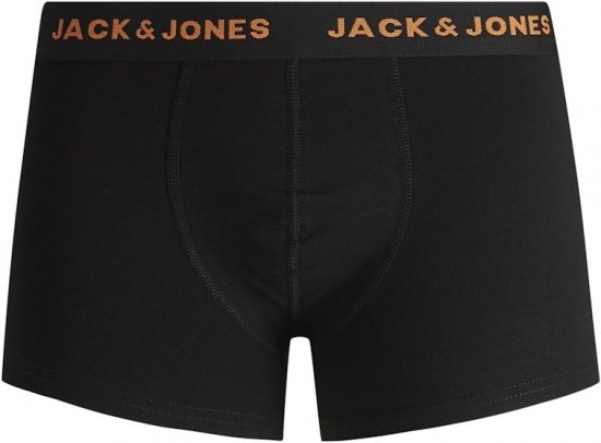 Jack & Jones BASIC Trunks 7-Pack Black - Bielizna & stroje kąpielowe - Bielizna & Stroje kąpielowe 2XL-8XL