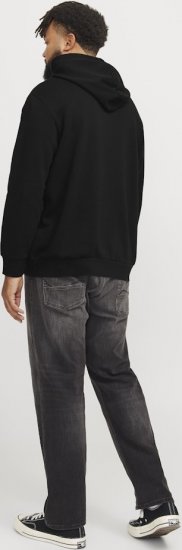 Jack & Jones CORP OLD LOGO REG FIT Hoodie Black - Bluzy & bluzy z kapturem - Bluzy & Bluzy z kapturem 2XL-12XL