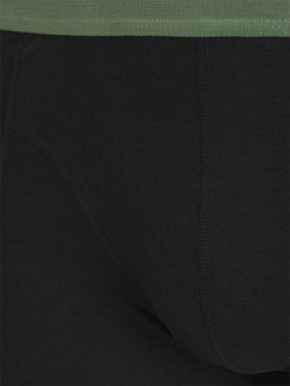 Jack & Jones Nick Bamboo Trunks 3-Pack Green/Black - Bielizna & stroje kąpielowe - Bielizna & Stroje kąpielowe 2XL-8XL