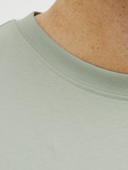 Jack & Jones Tarmac Branding Crew Neck T-Shirt Green - Koszulki - T-shirty meskie Duże Rozmiary - 2XL-14XL