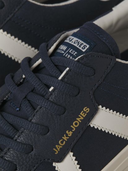 Jack & Jones Morden Canvas Special Sneakers Navy Blazer/MarshM - Buty męskie 40-52 - 