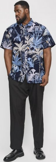 Jack & Jones Hawaii AOP Shirt Blue - Koszule - Koszule 2XL-10XL