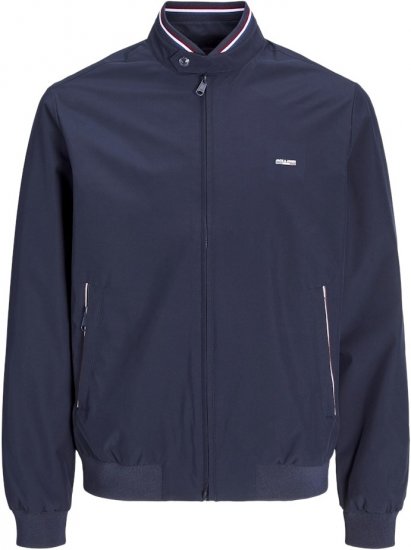 Jack & Jones Brad Bomber Jacket Seaborne - Kurtki Męskie Duże Rozmiary - Kurtki Duże rozmiary 2XL-8XL