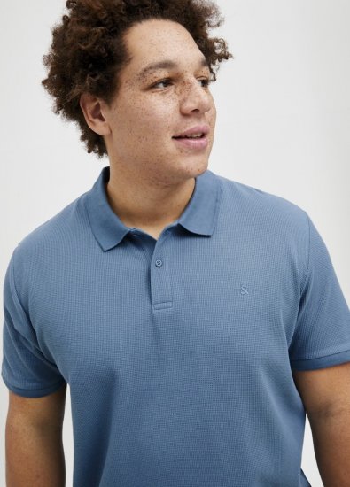 Jack & Jones AUSTIN CLASSIC Polo Blue - Koszulki polo - Koszulki Polo 2XL-8XL