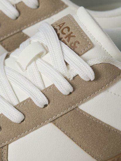 Jack & Jones Valencia Sneakers White/Travertine - Buty męskie 40-52 - 