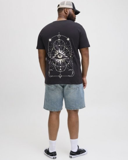  Jack & Jones Jackie Crew Neck T-Shirt Black - Koszulki - T-shirty meskie Duże Rozmiary - 2XL-14XL