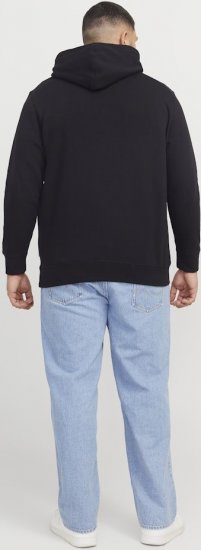 Jack & Jones Frederiksberg Box Script Hoodie Black - Bluzy & bluzy z kapturem - Bluzy & Bluzy z kapturem 2XL-12XL