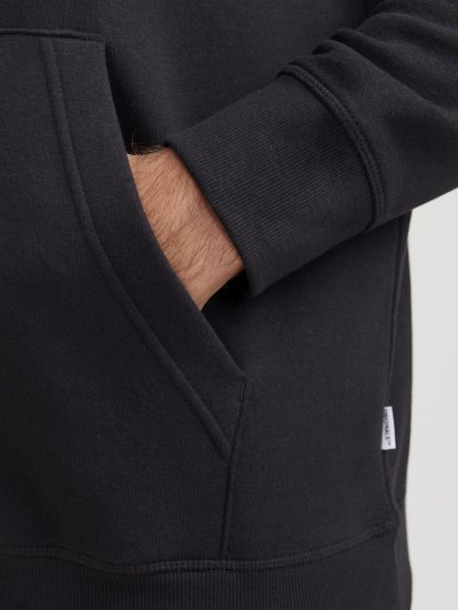 Jack & Jones Frederiksberg Box Script Hoodie Black - Bluzy & bluzy z kapturem - Bluzy & Bluzy z kapturem 2XL-12XL