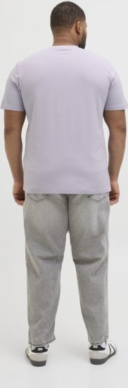 Jack & Jones Anatomy Skull Crew Neck T-Shirt Violet - Koszulki - T-shirty meskie Duże Rozmiary - 2XL-14XL