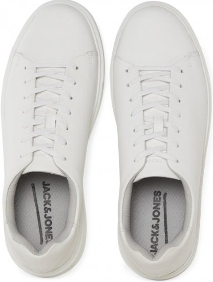 Jack & Jones Stockholm Leather Sneakers Bright White/Leather - Buty męskie 40-52 - 
