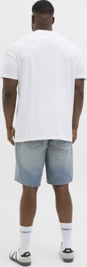 Jack & Jones Hydra Crew Neck T-Shirt Bright White - Koszulki - T-shirty meskie Duże Rozmiary - 2XL-14XL